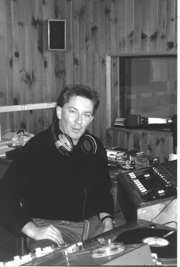 Christian Auger au studio du port