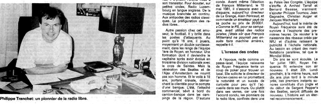 article paru dans La France 2